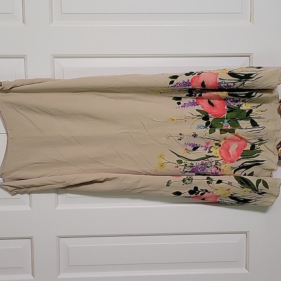 Jones New York Womens Silk Floral Print Maxi Skirt Sz 14 - Picture 3 of 5